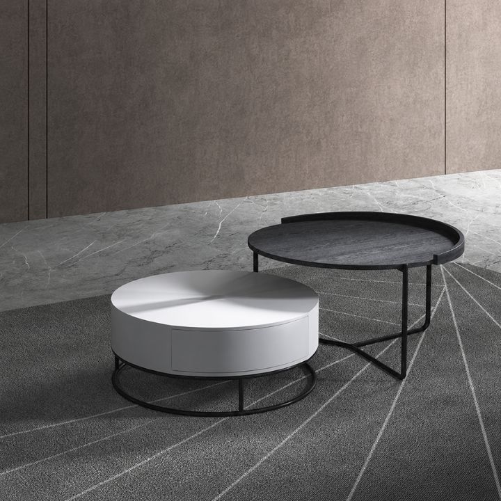 Bàn Sofa Tròn Hiện Đại Nhập Khẩu HHP-BSF A01-0.8 Cao Cấp