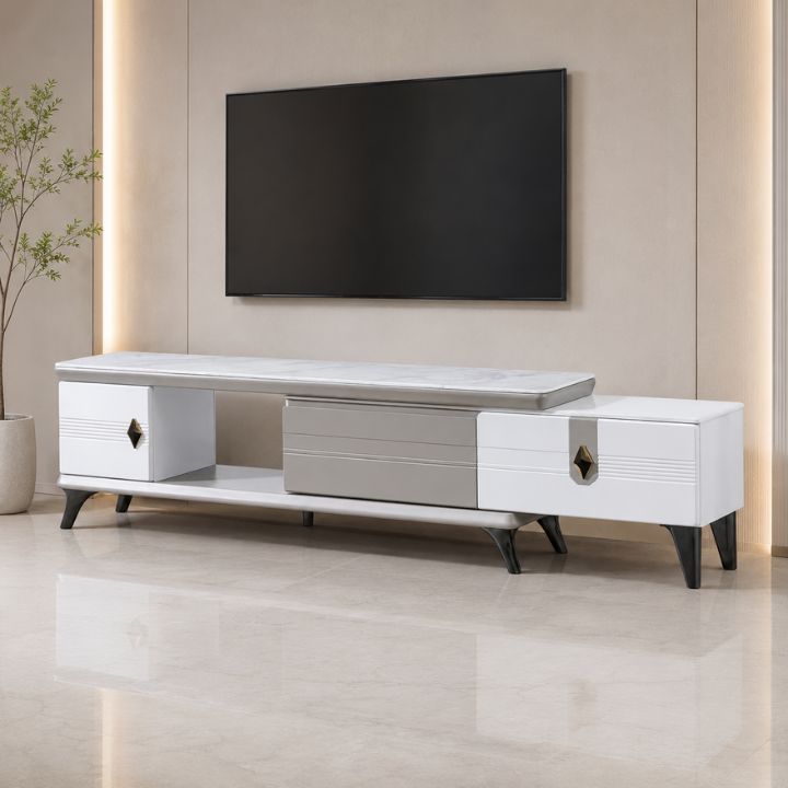 Tủ Tivi Mặt Đá Nhập Khẩu HHP-TV264-21 Cao Cấp