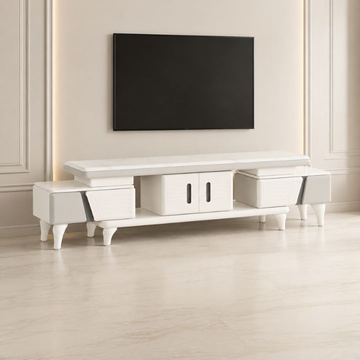 Tủ Tivi Hiện Đại Mặt Đá Nhập Khẩu HHP-TV 183-23 Cao Cấp