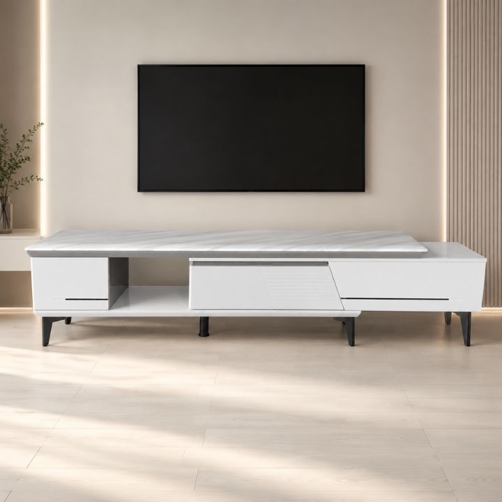 Tủ Tivi Di Động Mặt Đá Nhập Khẩu HHP-TV60038-15TV Cao Cấp