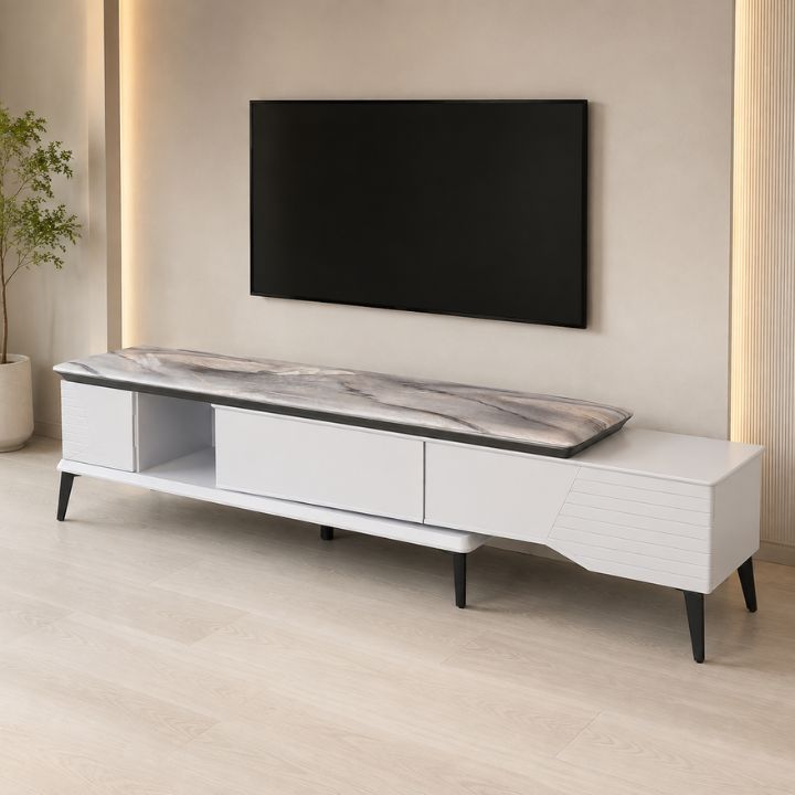 Tủ Tivi Phòng Khách Mặt Đá Nhập Khẩu HHP-TV60051-16TV Cao Cấp