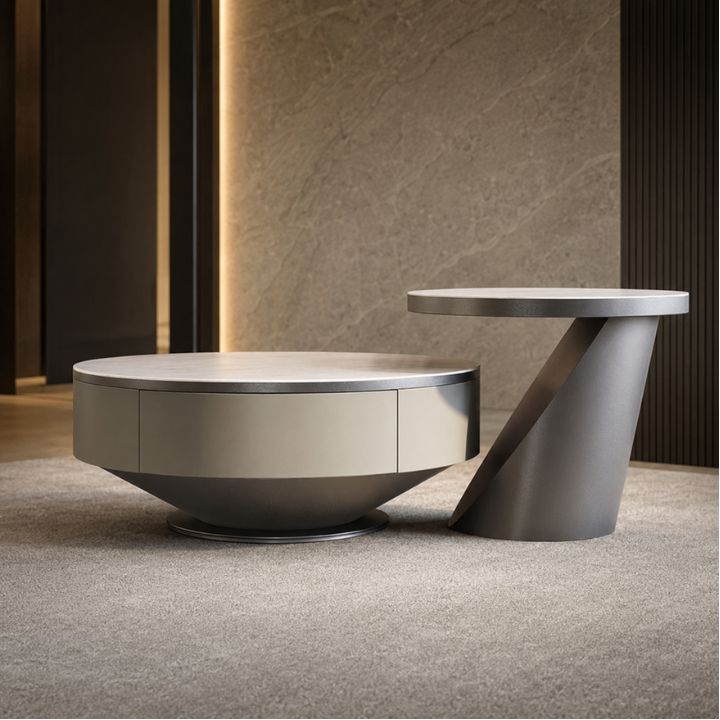 Bàn Trà Sofa Mặt Đá Nhập Khẩu HHP-BSF2216 Sang Trọng