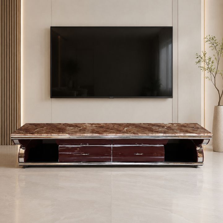 Tủ Tivi Mặt Đá Nhập Khẩu HHP-TV2235 Cực Đẹp