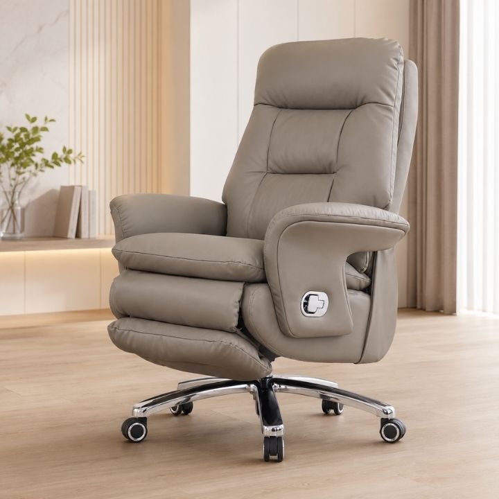 Ghế Giám Đốc Ngã Lưng Tích Điện Nhập Khẩu HP-GGD127-L3 Cao Cấp