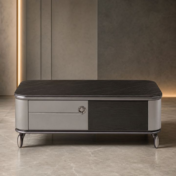 Bàn Sofa Mặt Đá Chữ Nhật HHP BSF262 13 Sang Trọng Hiện Đại