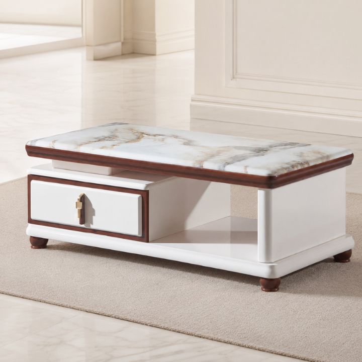 Bàn Sofa Mặt Đá Nhập Khẩu HHP-BSF268-12 Hiện Đại