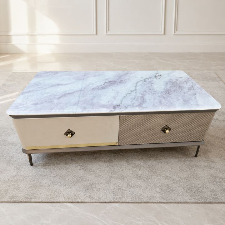 Bàn Sofa Mặt Đá Nhập Khẩu HHP-BSF295-13 Thiết Kế Tối Giản