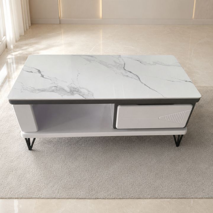 Bàn Trà Chung Cư Mặt Đá Nhập Khẩu HHP-BSF61286-12 Hiện Đại