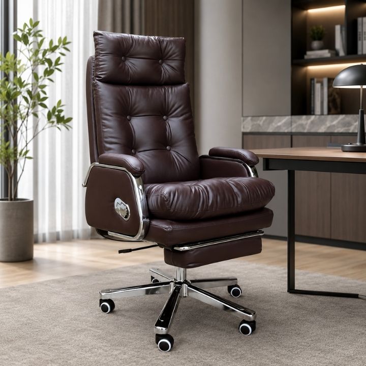 Ghế Giám Đốc Có Gác Chân Nhập Khẩu HHP-GGD5170-U2 Cao Cấp
