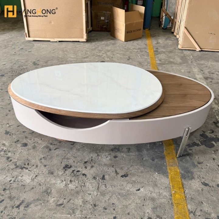 Bàn Trà Thông Minh Đa Năng MT852-13 Mặt Nâng Làm Việc Kèm Ngăn Chứa Tiện Ích