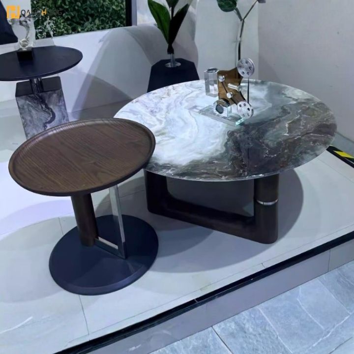 Bàn Trà Sofa Cao Cấp MT A13 Mặt Đá Marble Thiết Kế Độc Đáo Chắc Chắn