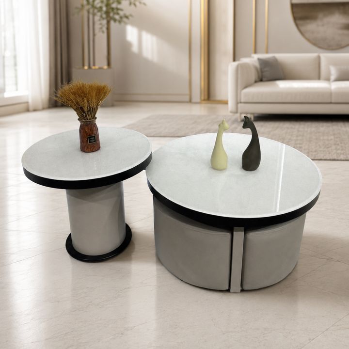 Bộ Bàn Trà Modern Round CJ 150 Thanh Lịch & Sang Trọng