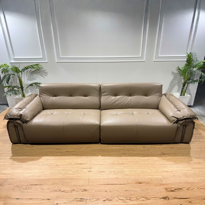Sofa Da Phòng Khách Hiện Đại Kiểu Dáng Tối Giản Cao Cấp