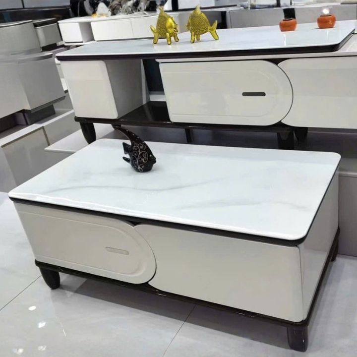 Bàn Trà Sofa Phòng Khách BSF2013-12 Mặt Đá Ceramic, Khung MDF Sơn PU Bền Đẹp - Ảnh 5