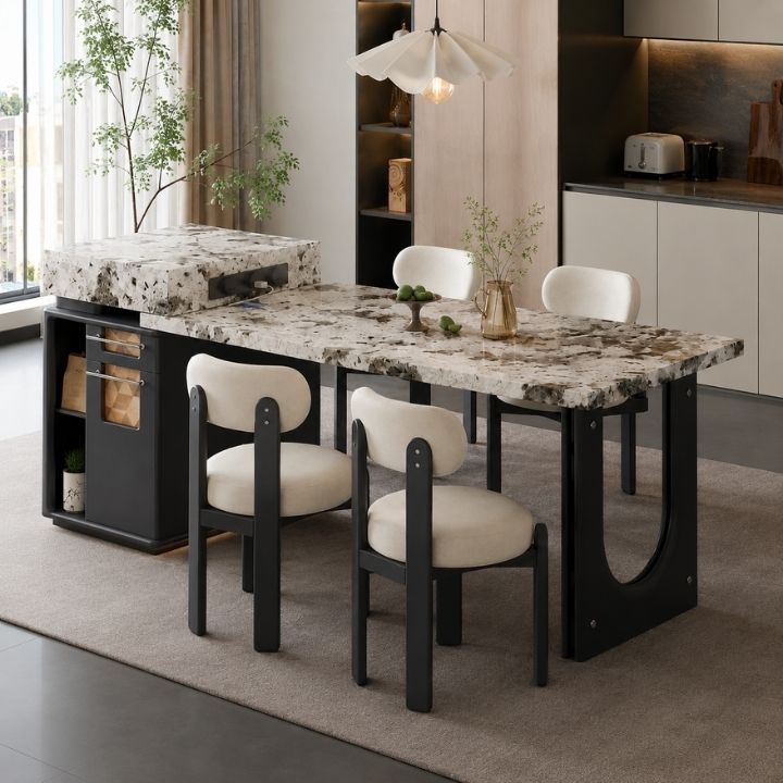 Bàn Đảo Kết Hợp Bàn Ăn MT-DT752 – Sang Trọng, Tiện Nghi Và Tối Ưu Không Gian