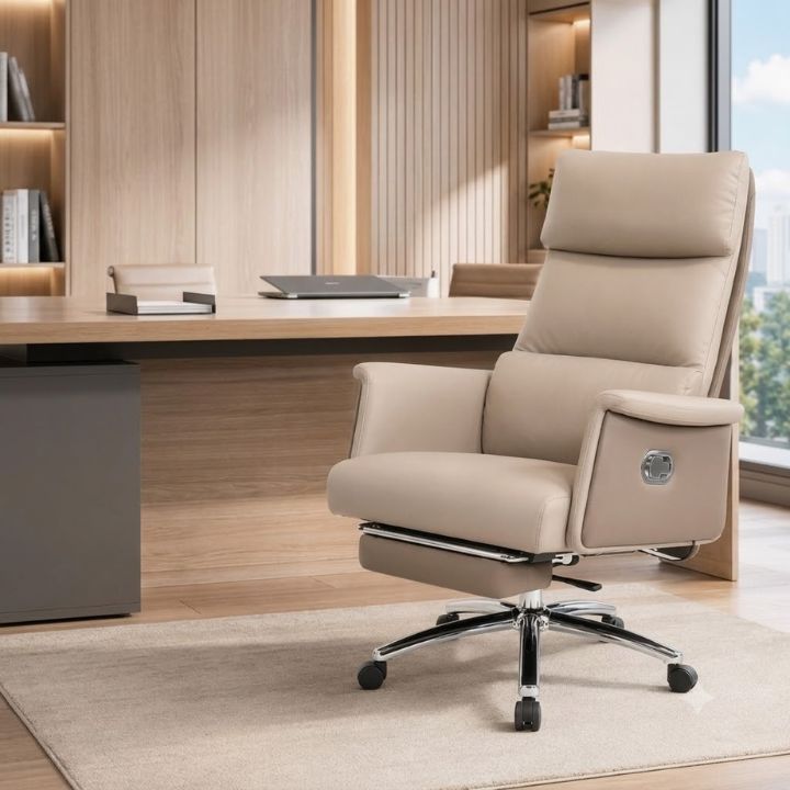 Ghế Giám Đốc Thư Giãn GGD929A-Kem