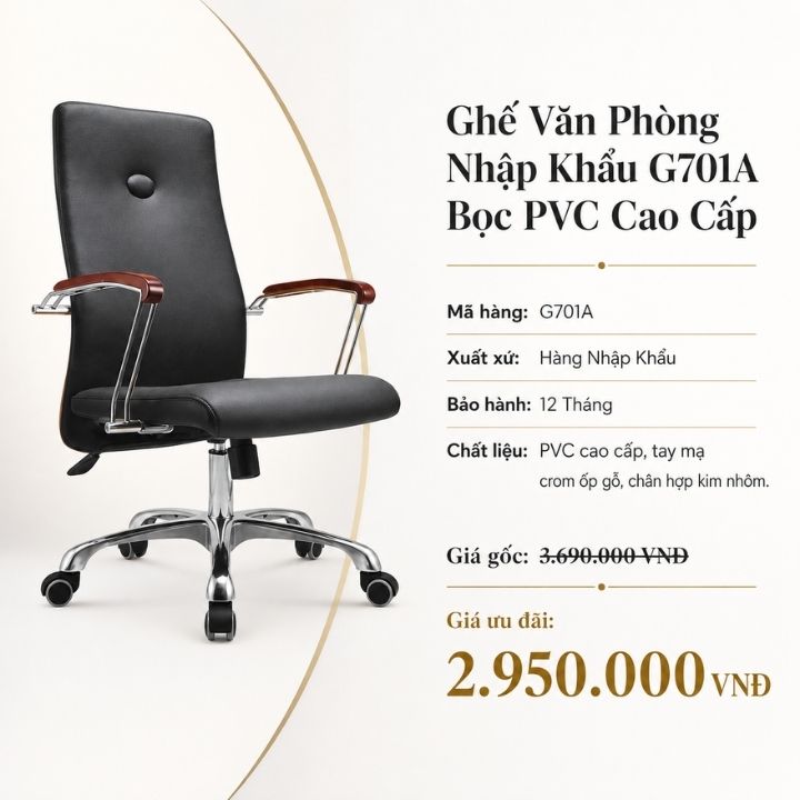 Tư vấn cách chọn ghế văn phòng theo ngân sách và chất liệu chất lượng cao