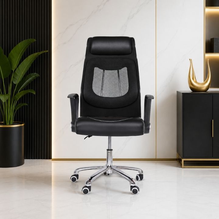 Ghế Văn Phòng Lưng Lưới GVP G502-L1 Ngả Lưng 90–180° Cao Cấp - Ảnh 4