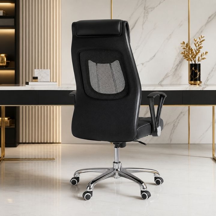 Ghế Văn Phòng Lưng Lưới GVP G502-L1 Ngả Lưng 90–180° Cao Cấp - Ảnh 6