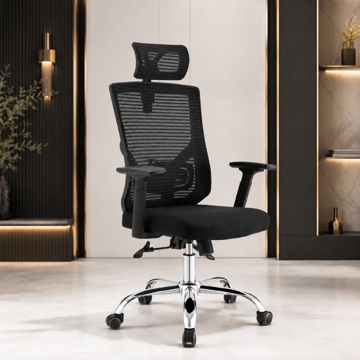 Ghế Giám Đốc Lưới GVP G522-L1 Ngả Lưng 90–135° Cao Cấp