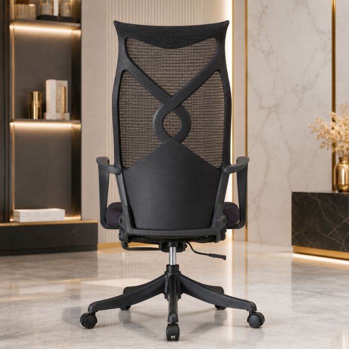 Ghế Lưới Văn Phòng GVP G528-D1 Công Thái Học Ngả Lưng 90–135° - Ảnh 4