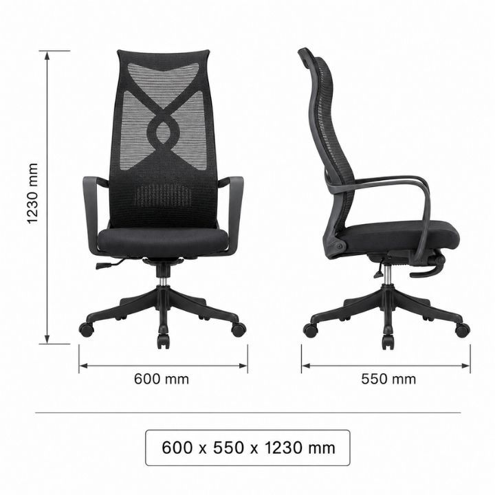 Ghế Lưới Văn Phòng GVP G528-D1 Công Thái Học Ngả Lưng 90–135° - Ảnh 7