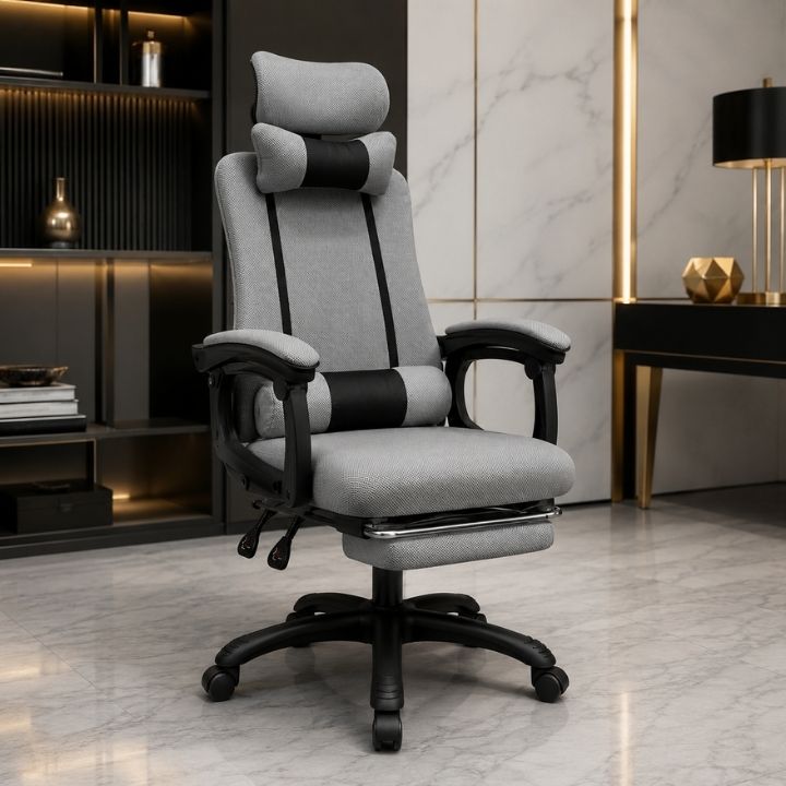 Ghế Lưới Văn Phòng GVP G538 Có Gác Chân Ngả Lưng 90–150° - Ảnh 2