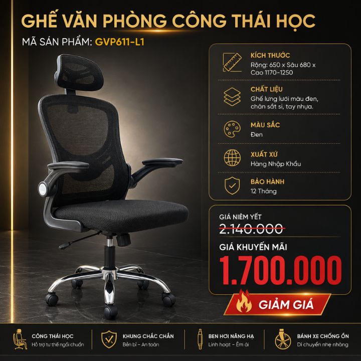Ghế Văn Phòng Lưng Lưới Có Ưu Điểm Gì? Có Nên Mua Không?