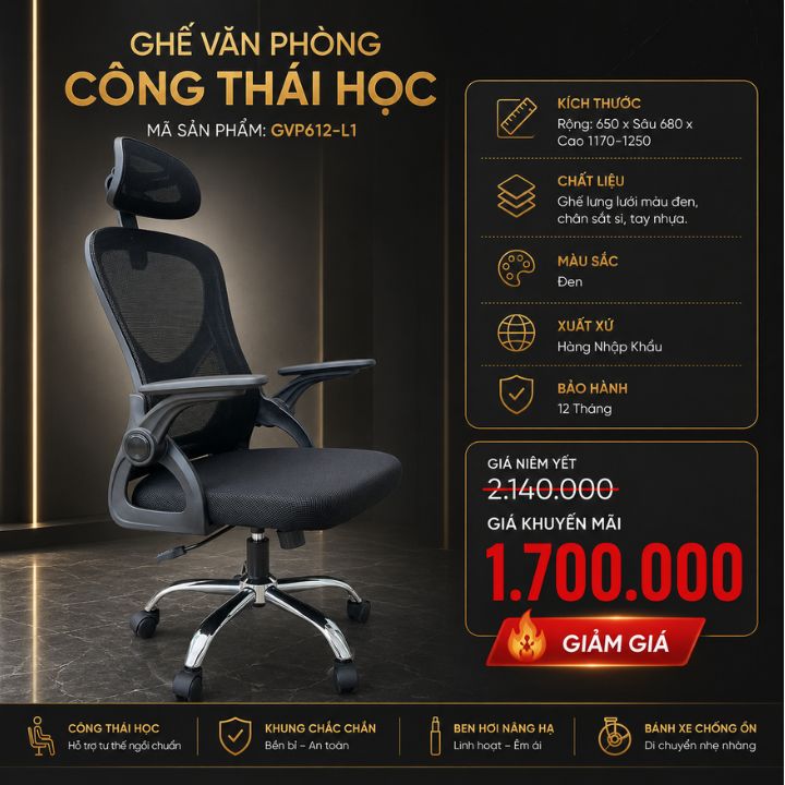 Ghế Văn Phòng Lưng Lưới Có Ưu Điểm Gì? Có Nên Mua Không?